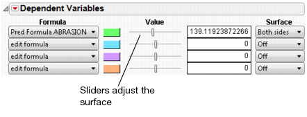 Dependent Variable Controls for Isosurfaces