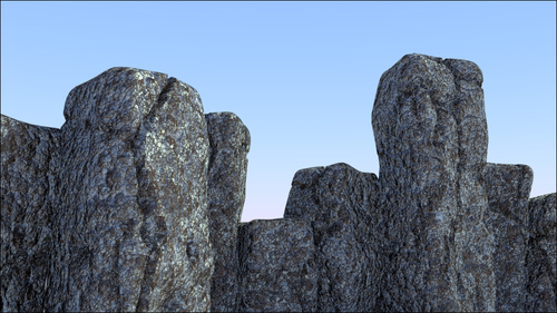 Creating a rock material using procedural textures