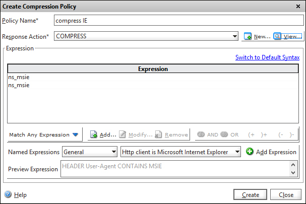 Creating custom compression policies