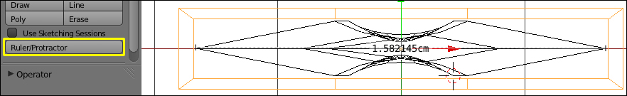 Using the Ruler/Protractor