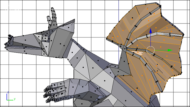 UV mapping the wings