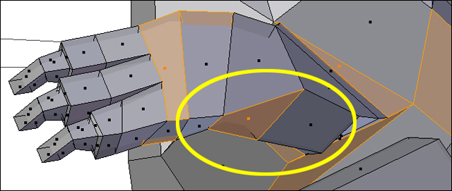 Fixing distorted polygons