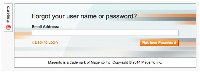 Customizing the retrieve password form