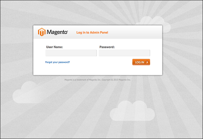 Installing the Magento Go admin theme