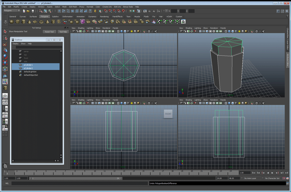 Booleans (cutting and molding tools)