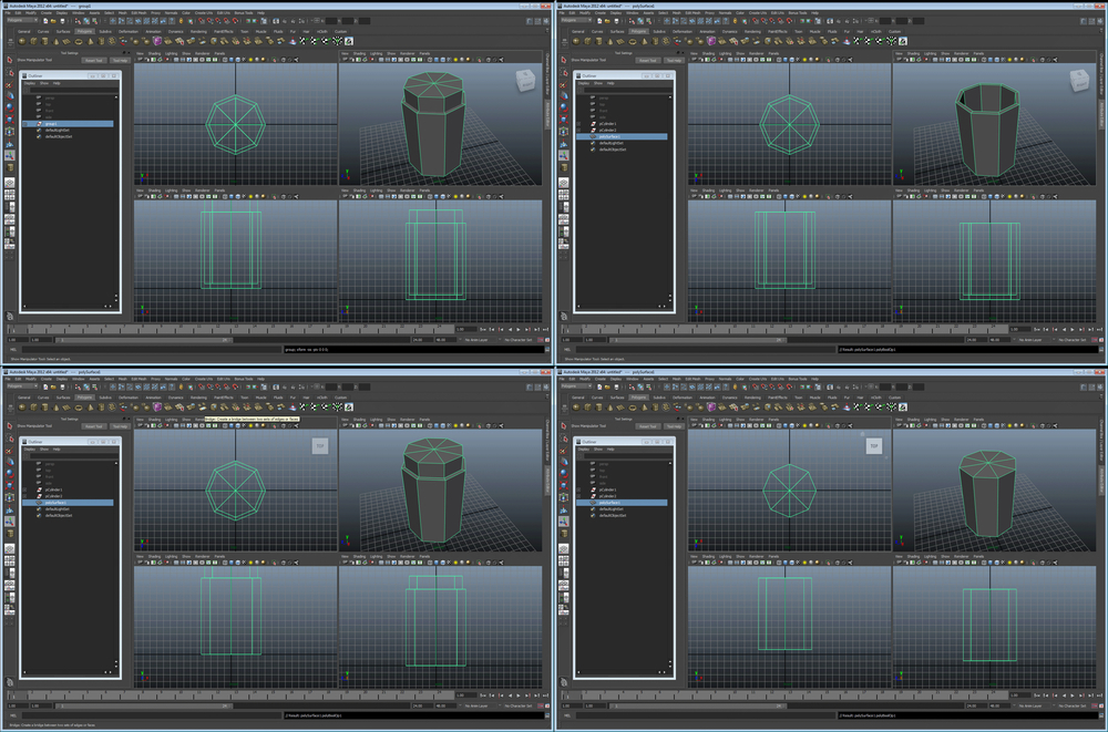 Differences between Boolean operations