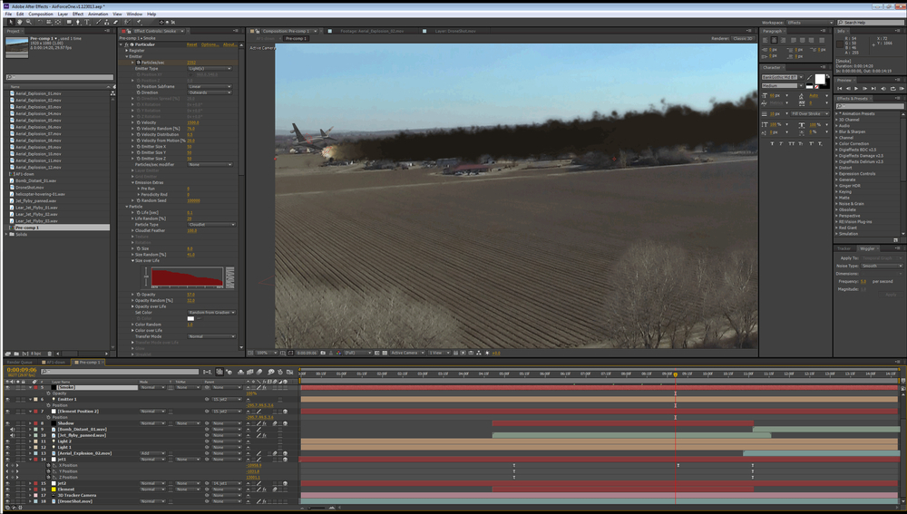 The possibilities of live footage, world position mattes, and compositing