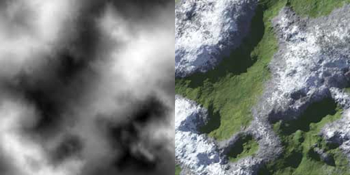 Creating terrain with the SkinExtrusion class