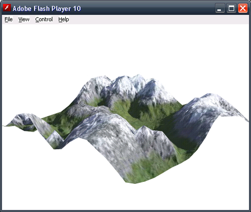 Creating terrain with the SkinExtrusion class