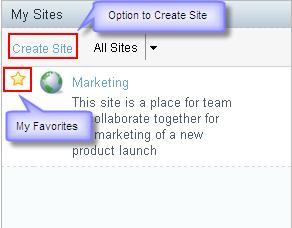 Create a new site