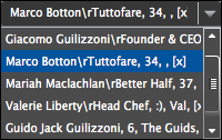 Highlighting a table row