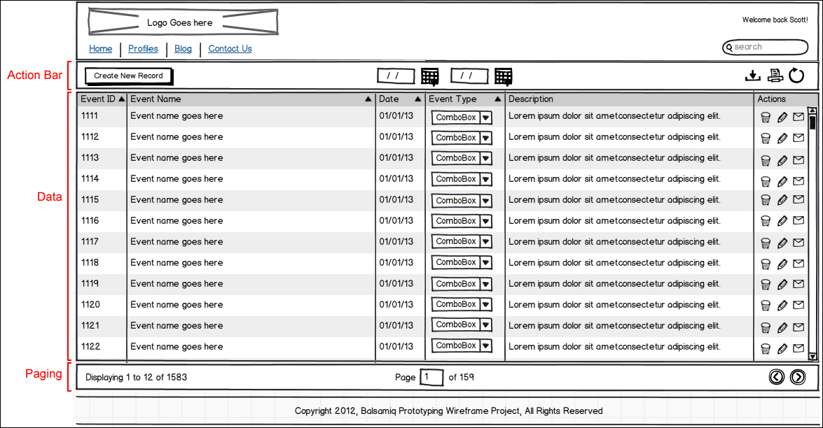 Wireframe project revisited