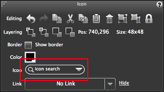 Importing icons