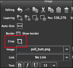 Cropping images