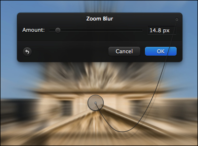 Zoom blur