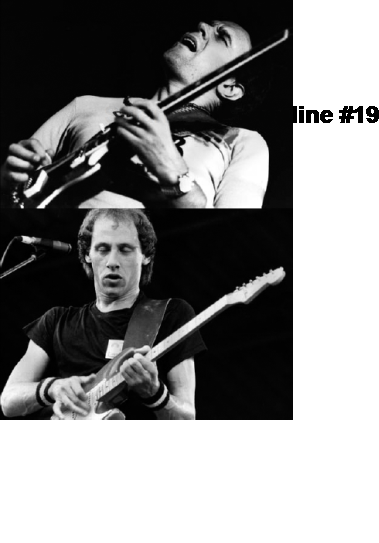 above: John McLaughlin, 1977.Minolta SR-T 101-Dire Straits, 1979. Minolta SR-T 101