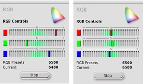 If your monitor has RGB controls, use them to set your target white point.