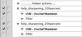 Our sharpening helper actions