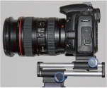 A macro focusing rail helps with precision focusing when shooting close-ups or macro photos. The illustration shows the Novoflex “Castel-Mini”.