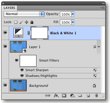 Our Layers stack after optimization and black-and-white conversion