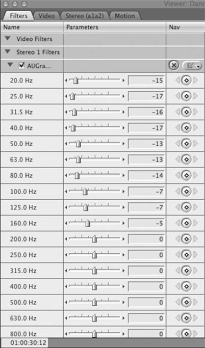 Figure 7-16 Adjusting for rumble.