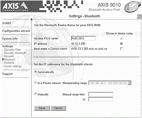 This screen shot shows a number of HTTP interface configuration options. (Courtesy of Axis Communications.)