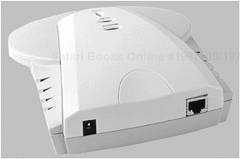 In this illustration, the Axis’ 9010 Bluetooth Access Point clearly shows the connection ports available for power and LAN. (Courtesy of Axis Communications.)