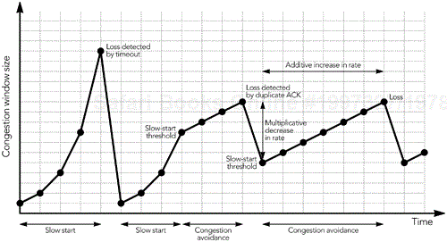 Variation in the TCP Sending Rate