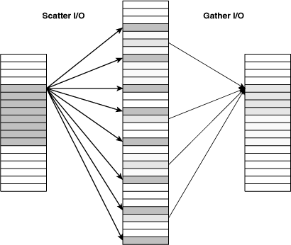 Scatter/gather I/O