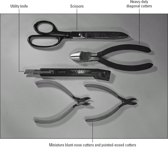 The essential cutters and knives.