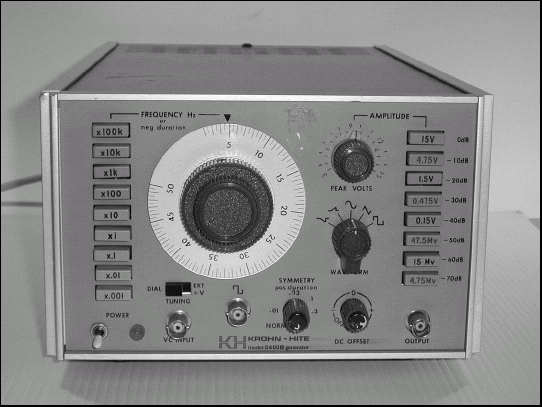 Function generators produce waveforms used in testing and developing circuits. The frequency and amplitude of the output are continuously adjustable over a wide range.