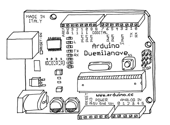 The Arduino Duemilanove