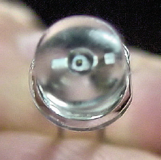 View of a reflector cup and die