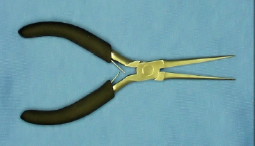 A pair of needle-nose pliers