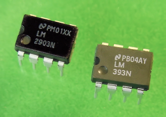 2903 and 393 analog voltage comparators