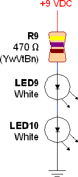 Schematic of the headlight circuit