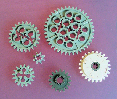 Assorted gears