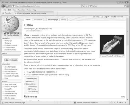 Wikipedia’s LDraw page provides a good overview of LDraw.