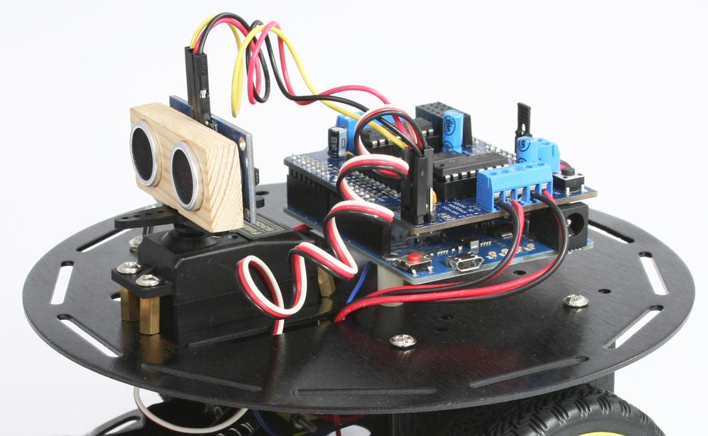 Sensor can be mounted directly to the chassis or on a servo