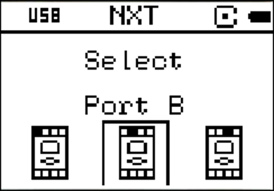 Select the Port B option.