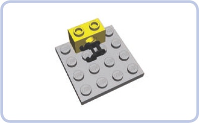 An individual chain link is very small and practically impossible to combine with any other type of LEGO piece.