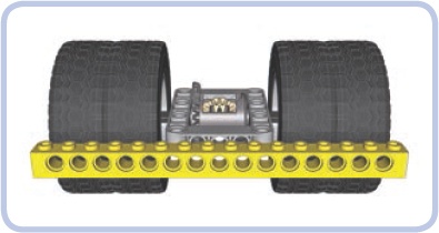 It’s possible to build a driven axle with four 62.4×20 wheels that fits within a 16-stud width—but just barely