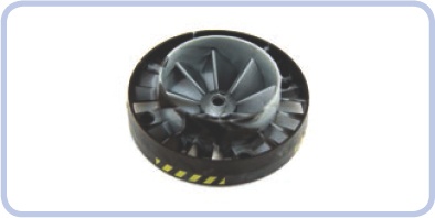 The 53983 turbine is an example of a singular circular piece that builders may find disappointing. Not only does it come with a pin hole instead an axle hole, which makes it difficult to drive, but also its inner and outer blades are set in opposite directions, making it useless as a propeller. Finally, the mixed colors appeal to few.
