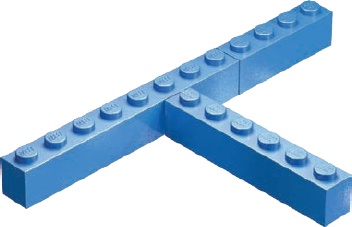 The first course of bricks when building a wall connected to another wall