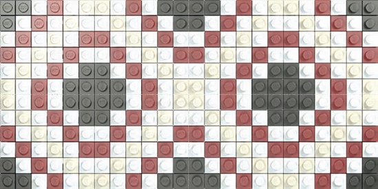 Eight copies of my original 6×6 tile create a repeating pattern.