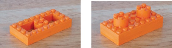 Each subsequent picture should show the model from the same angle but with more parts added. Here are steps 3 and 4.