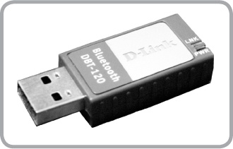 The D-Link DBT-120 Bluetooth adapter is less than two inches long!