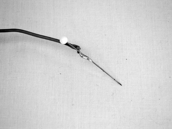 A finished electrode spark point
