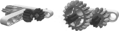 Meshing Double Bevel Gears