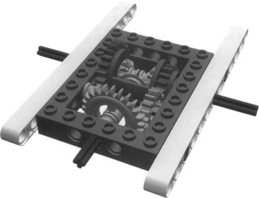 Hybrid LEGO Differential Assembly